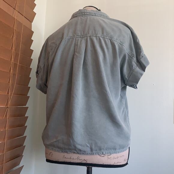 CLOTH & STONE KNOT FRONT BLOUSE SIZE L - Picture 2 of 5